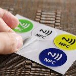 NFC метка стикер на подложке 6шт. разные цвета Ntag 213 NFC метка стикер на подложке 6шт. разные цвета Ntag 213